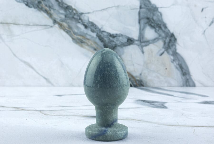 Crystal Buttplug Ava - Blauwe Aventurijn - Afbeelding 2
