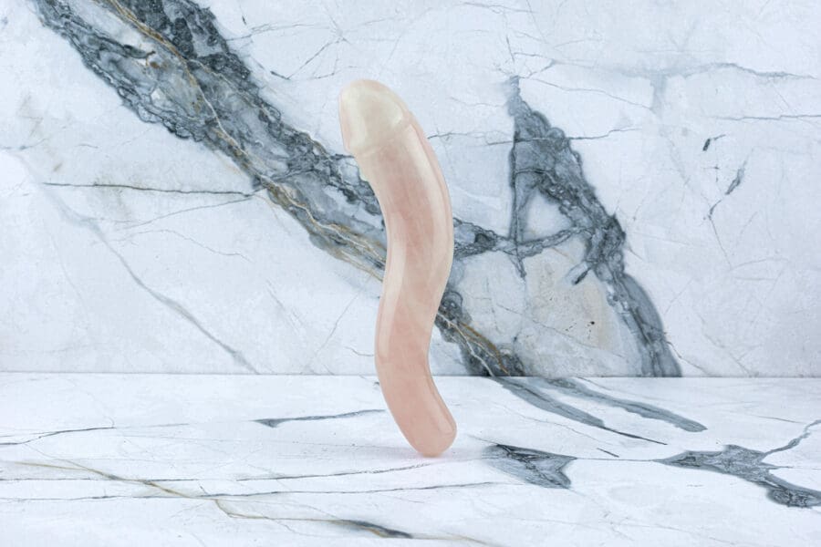 Crystal Dildo Emma - Rozenkwarts