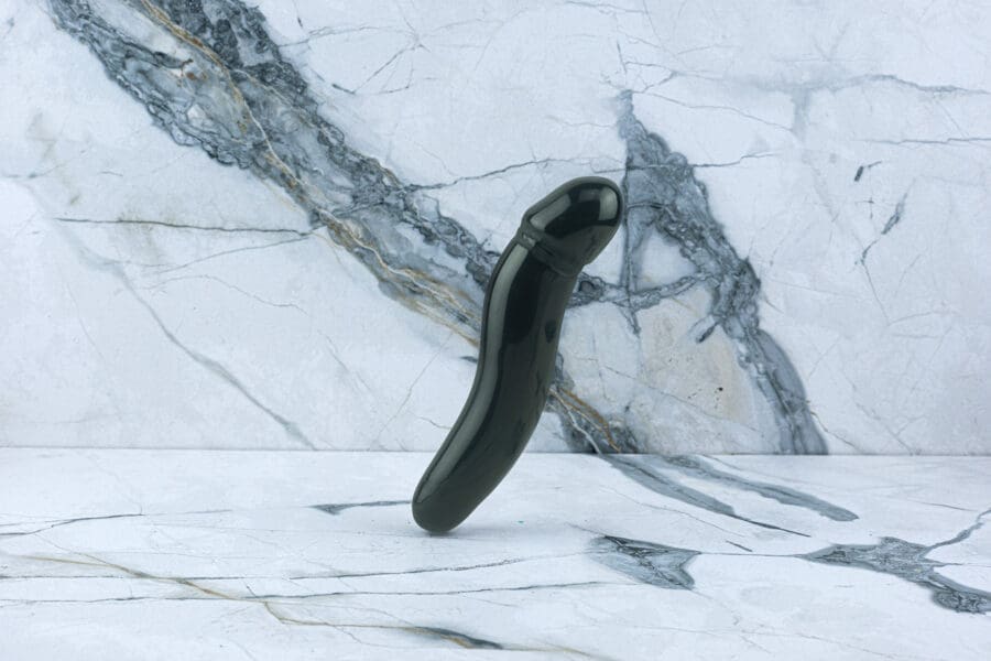 Crystal Dildo Emma - Obsidiaan - Afbeelding 2