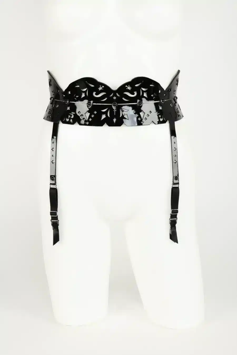 Fraulein Kink Nero Skinny Jarretel