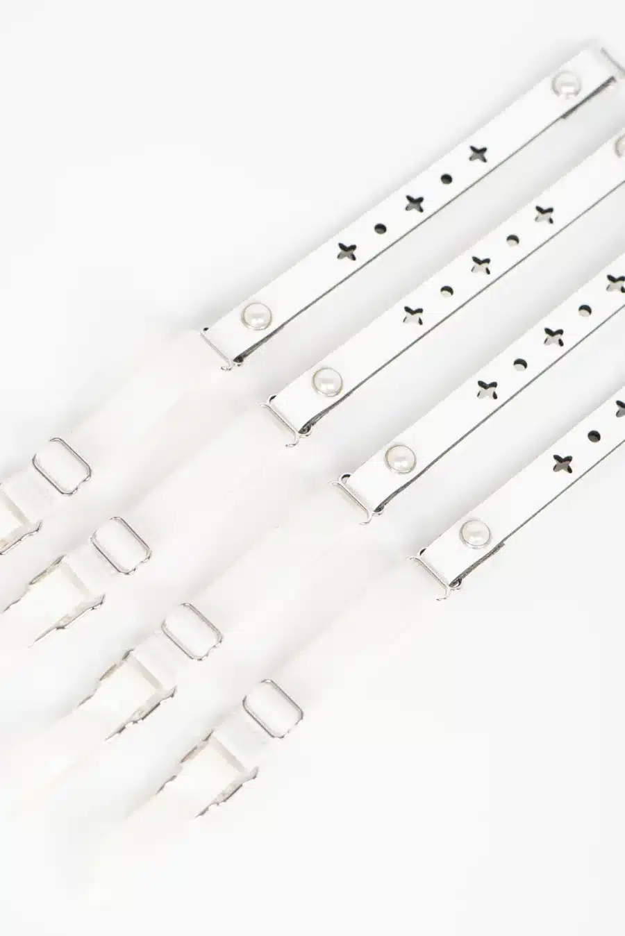 Fraulein Kink Bianco Skinny Jarretel