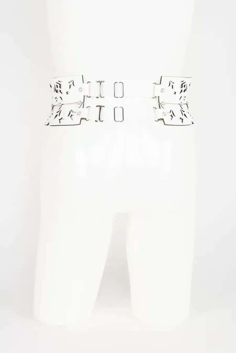 Fraulein Kink Bianco Skinny Jarretel