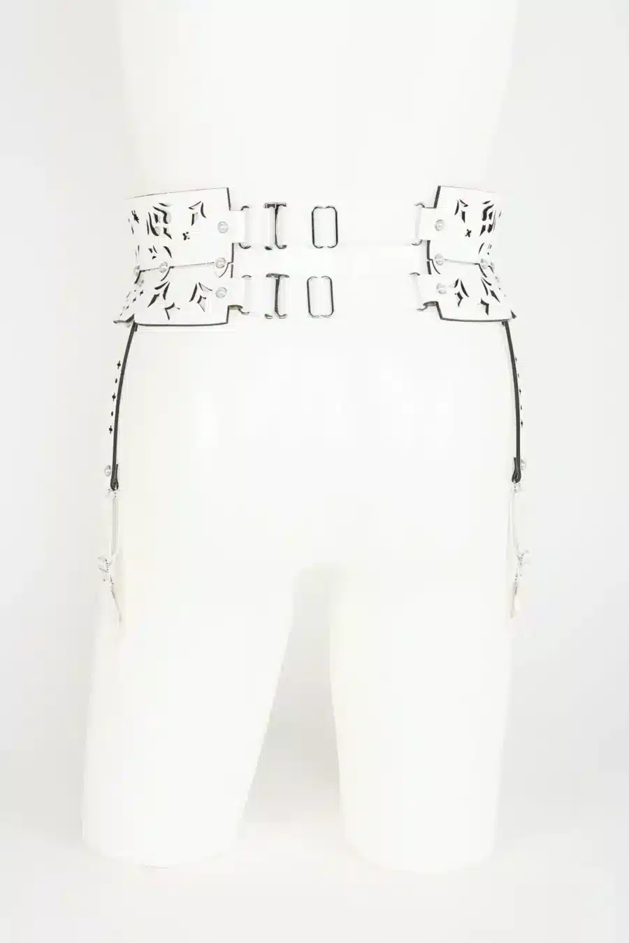Fraulein Kink Bianco Skinny Jarretel