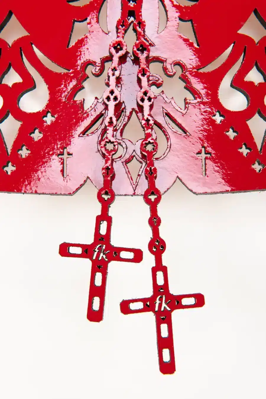 Fraulein Kink Rosso Bianco Nero Tailleriem 5