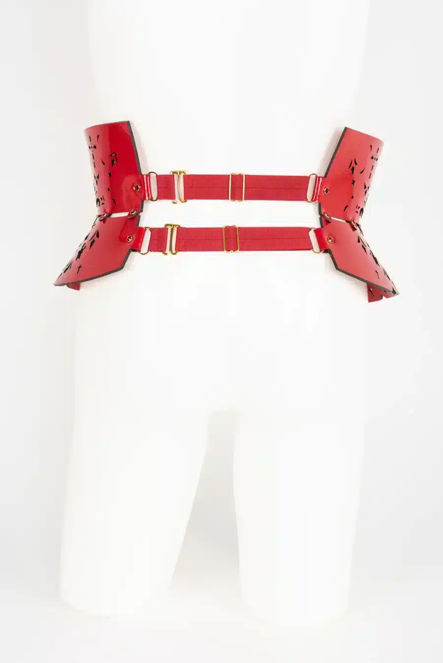 Fraulein Kink Rosso Bianco Nero Tailleriem 6