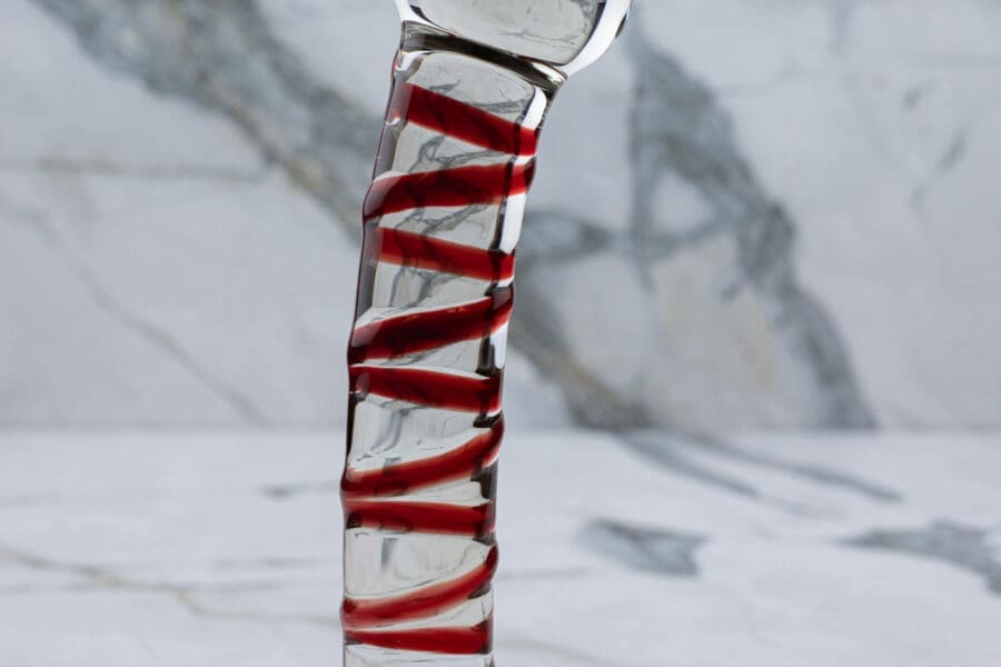 Gläs - Mr. Swirly Glazen Dildo (25,5 cm) - Afbeelding 2
