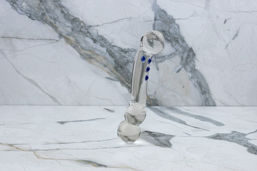 Gläs - Curved G- Spot Glazen Dildo