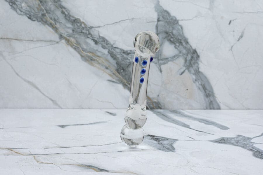 Gläs - Curved G- Spot Glazen Dildo - Afbeelding 2
