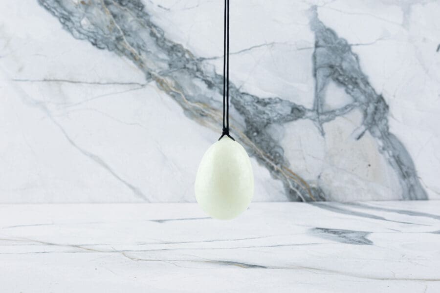 Yoni Ei - Witte Jade (set) - Afbeelding 2