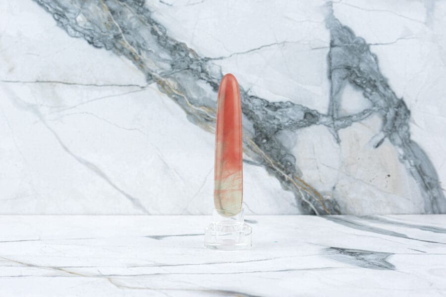 Yoni Wand - Rode Kwarts (10 cm)