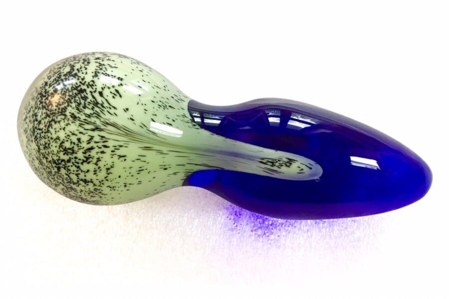 Shiri Zinn - Blauw Glazen Butt Plug - Afbeelding 5