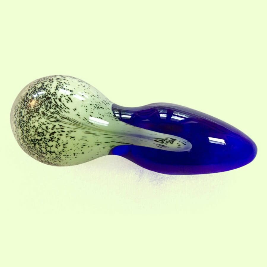 Shiri Zinn - Blauw Glazen Butt Plug - Afbeelding 6