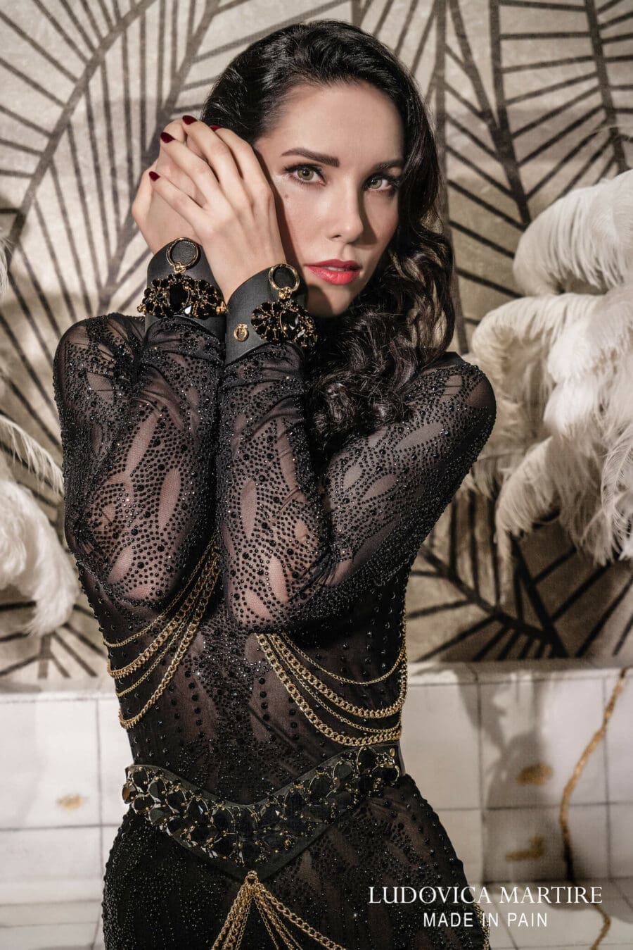 Ludovica Martire Calypso Handboei Zwart