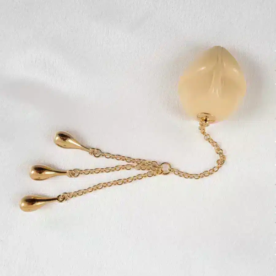 Sylvie Monthule Anaal Sieraad Glans Jewel Goud