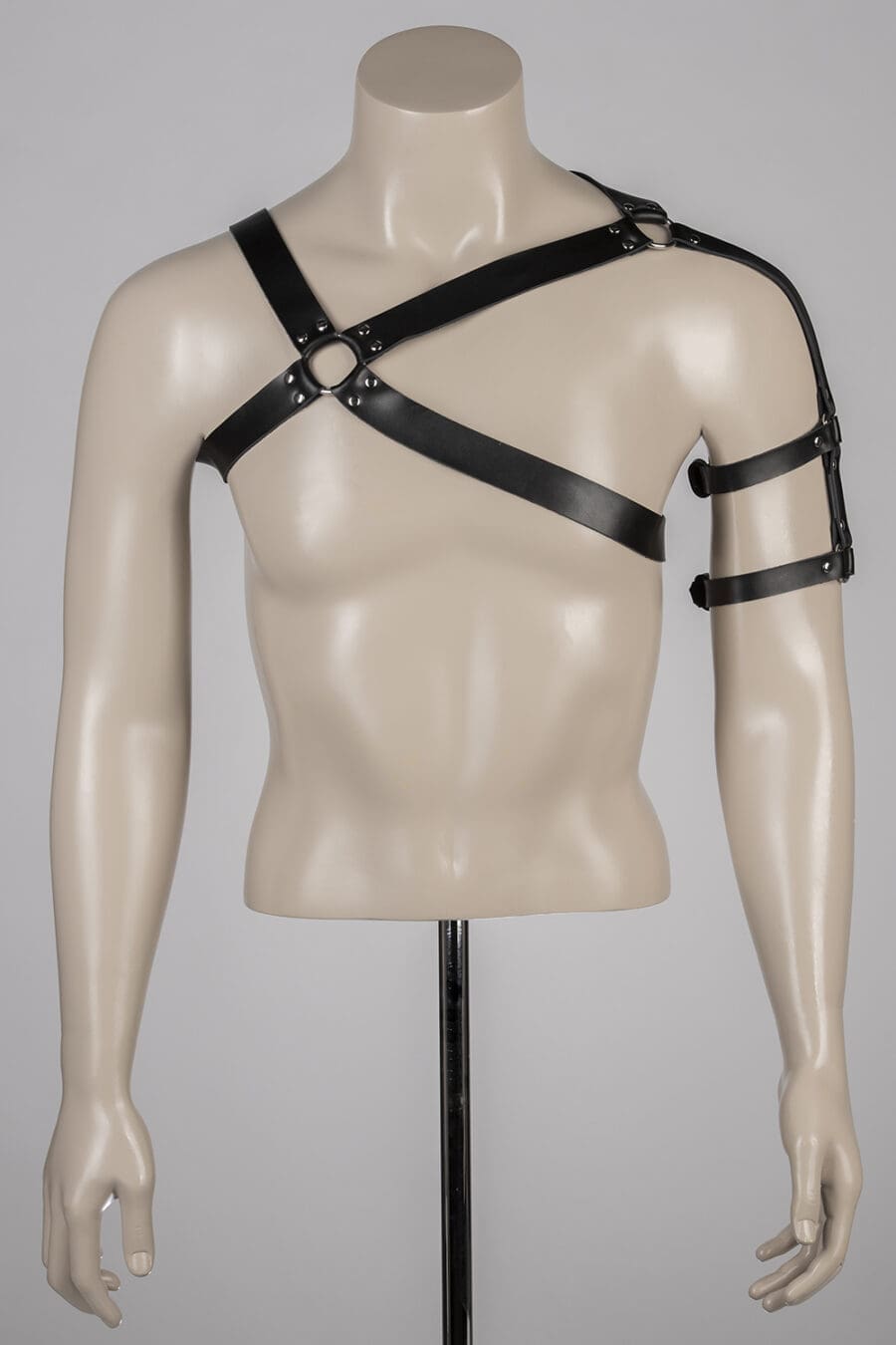 Voyeurx Men Spartacus Leren Harnas Heren 5