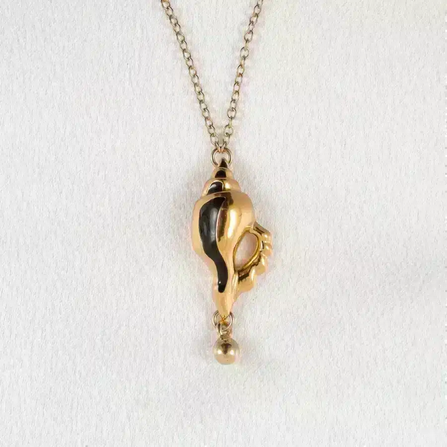 Sylvie Monthule Halsketting Shell Ocean Goud 2