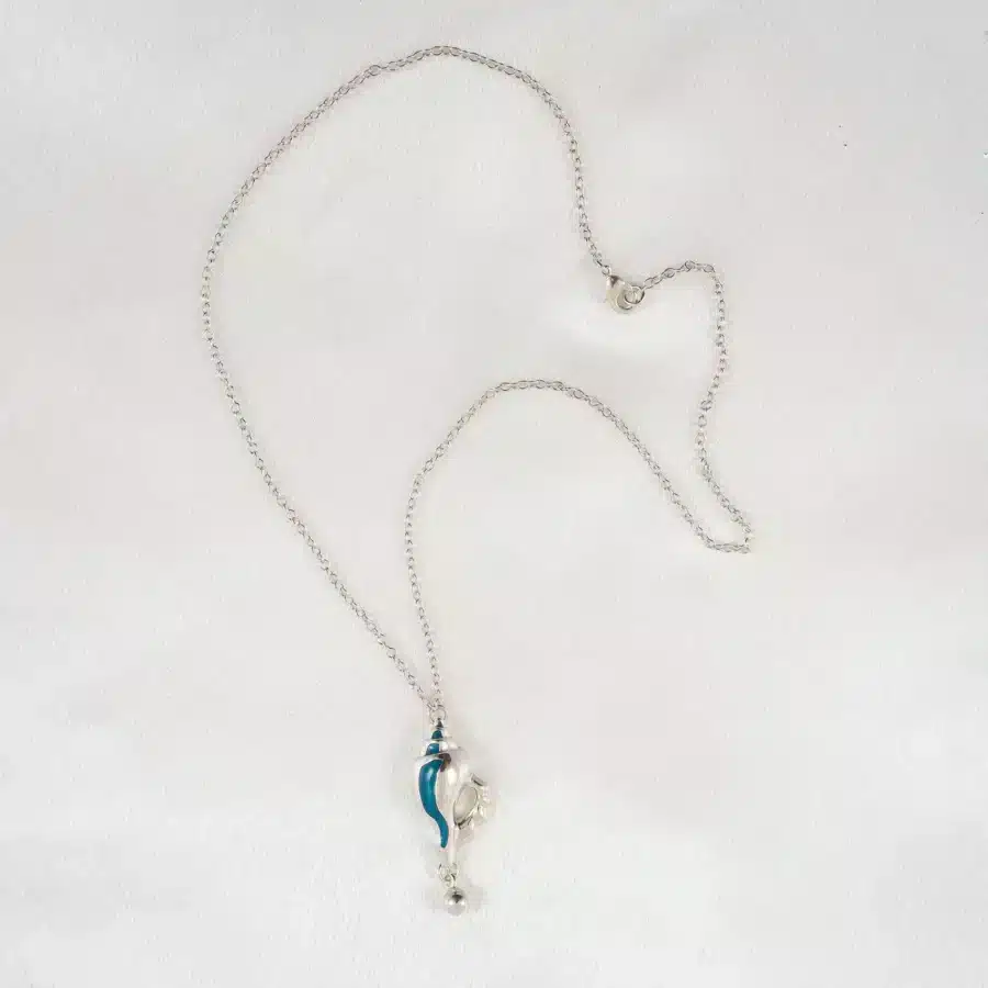 Sylvie Monthule Halsketting Shell Ocean Zilver 2