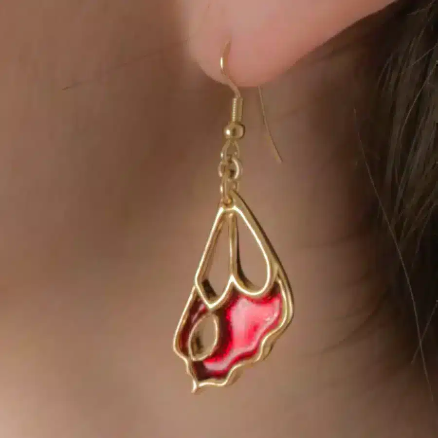 Sylvie Monthule Oorbellen Butterfly Wings Goud 2