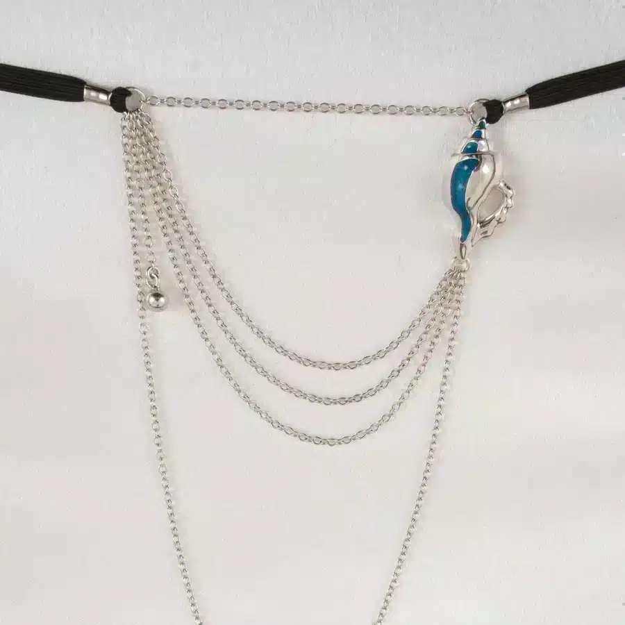 Sylvie Monthulé - G-String Ocean of Caresses | Zilver - Afbeelding 2