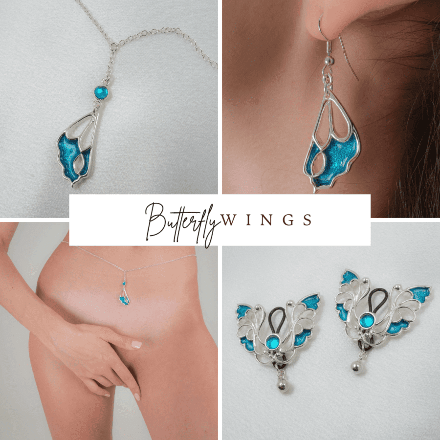 Sylvie Monthulé - Set 3 Butterfly Wings | Zilver