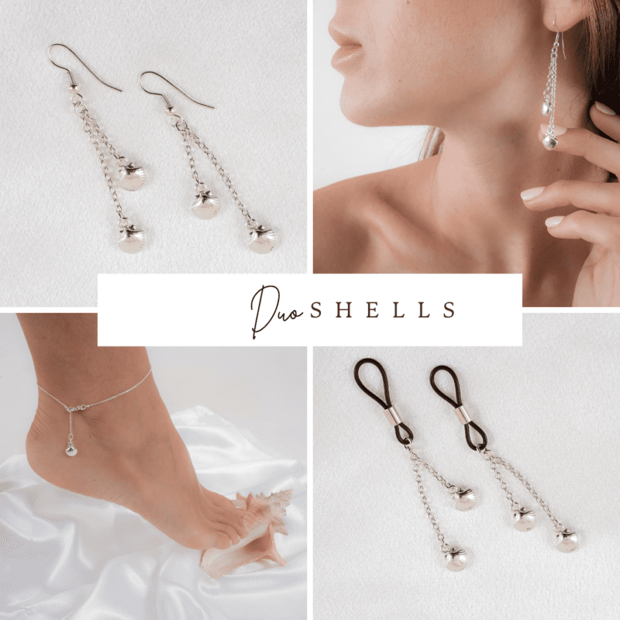 Sylvie Monthulé - Set Duo Shells | Zilver