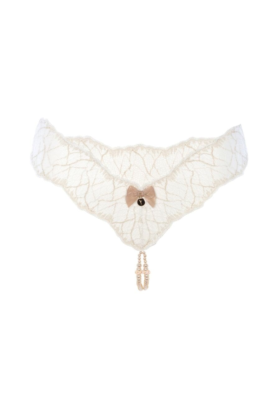 Bracli - Sydney Dubbele Parelstring Ivoor - Luxe Lingerie - Afbeelding 2