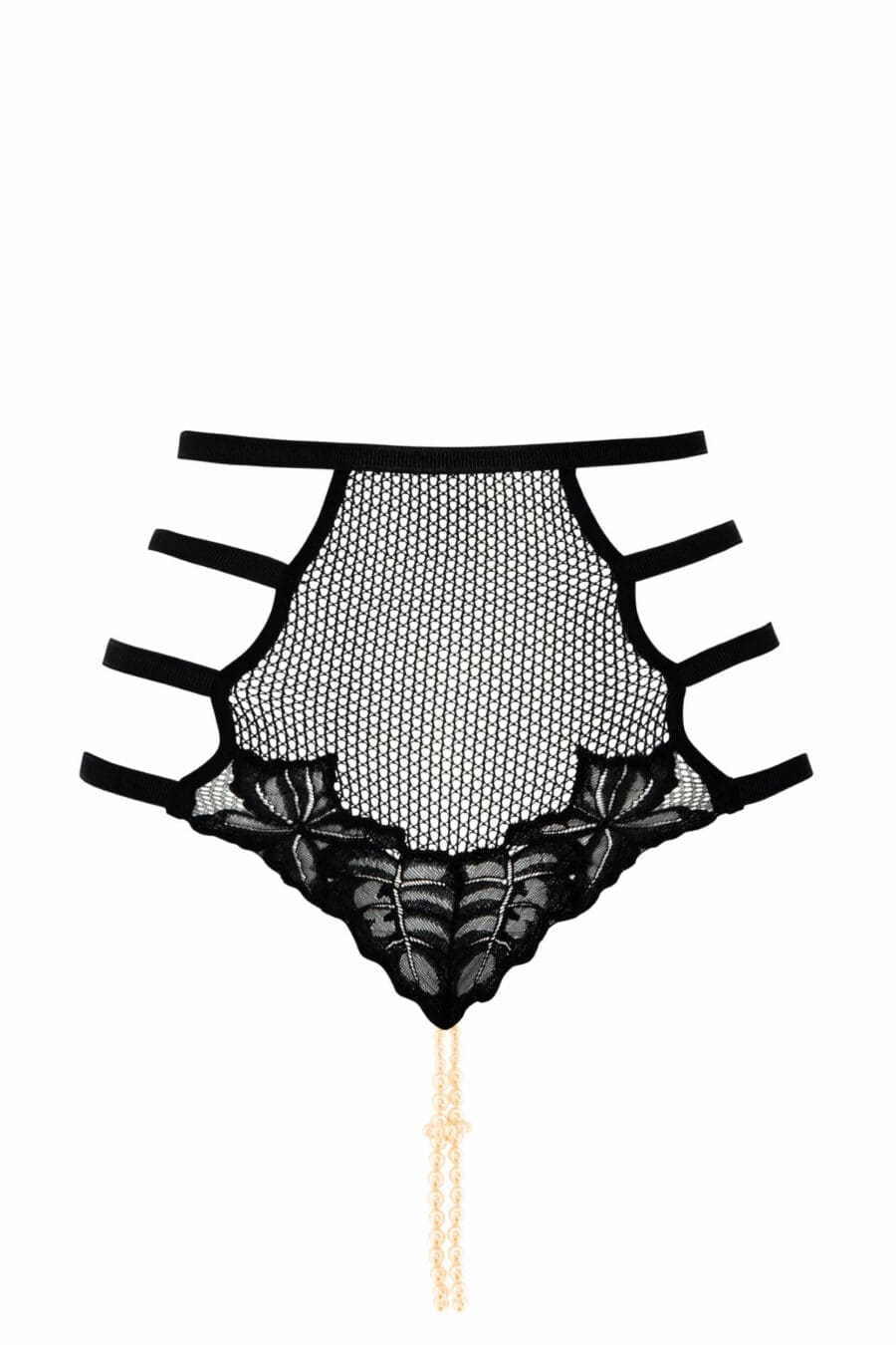 Bracli - London Hoog Getailleerd - Luxe Parelstring Lingerie - Afbeelding 2