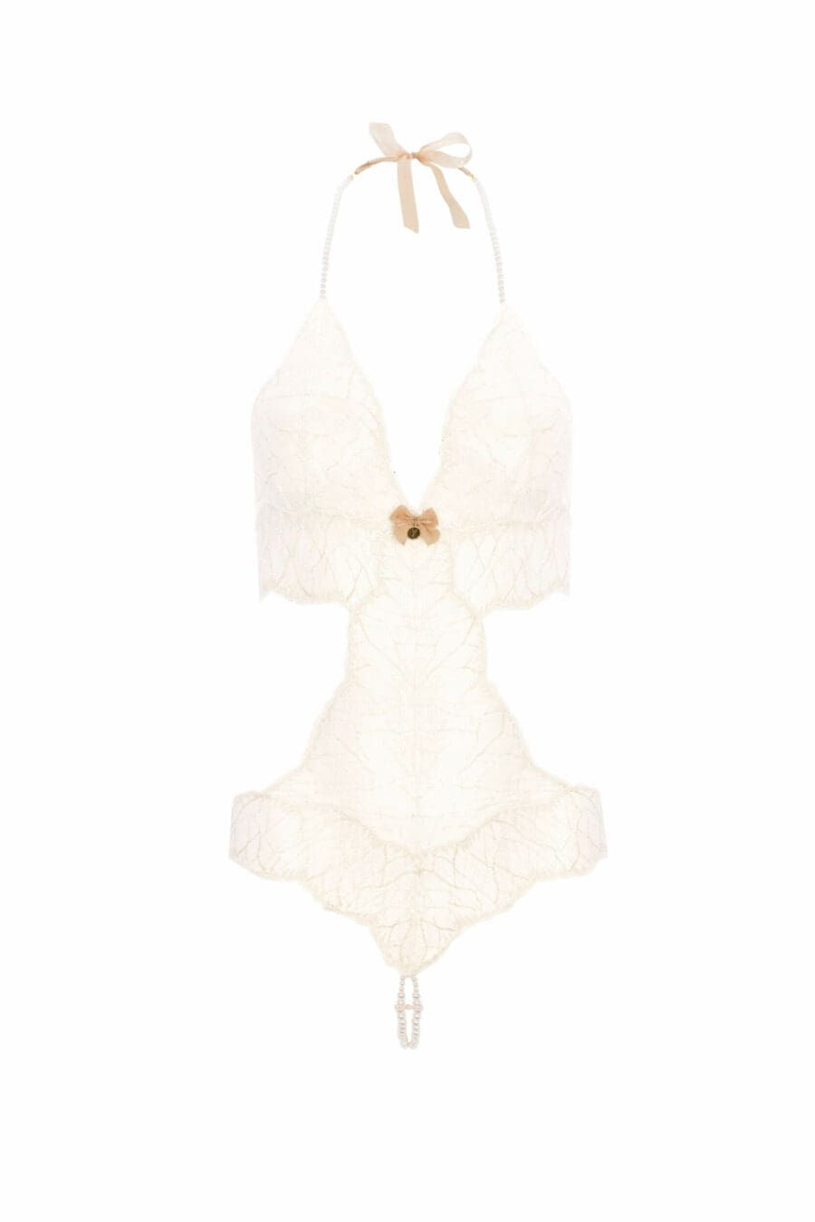 Bracli Double Body Ivory Playsuit