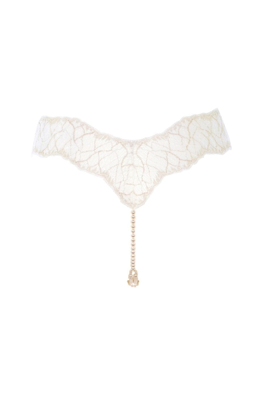 Bracli - Sydney Dubbele Parelstring Ivoor - Luxe Lingerie - Afbeelding 3