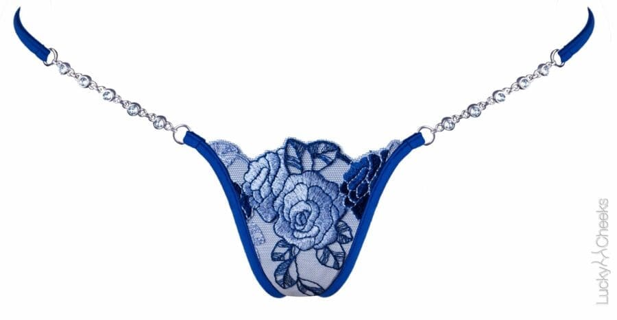 Lucky Cheeks - String Blue Lagoon | Blauw - Afbeelding 5