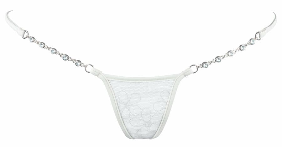 Lucky Cheeks - Microstring Ivory Pearl | Wit - Afbeelding 7