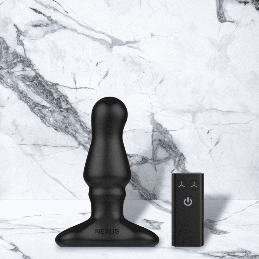 Nexus - Bolster Buttplug Met Opblaasbare Top - Afbeelding 4