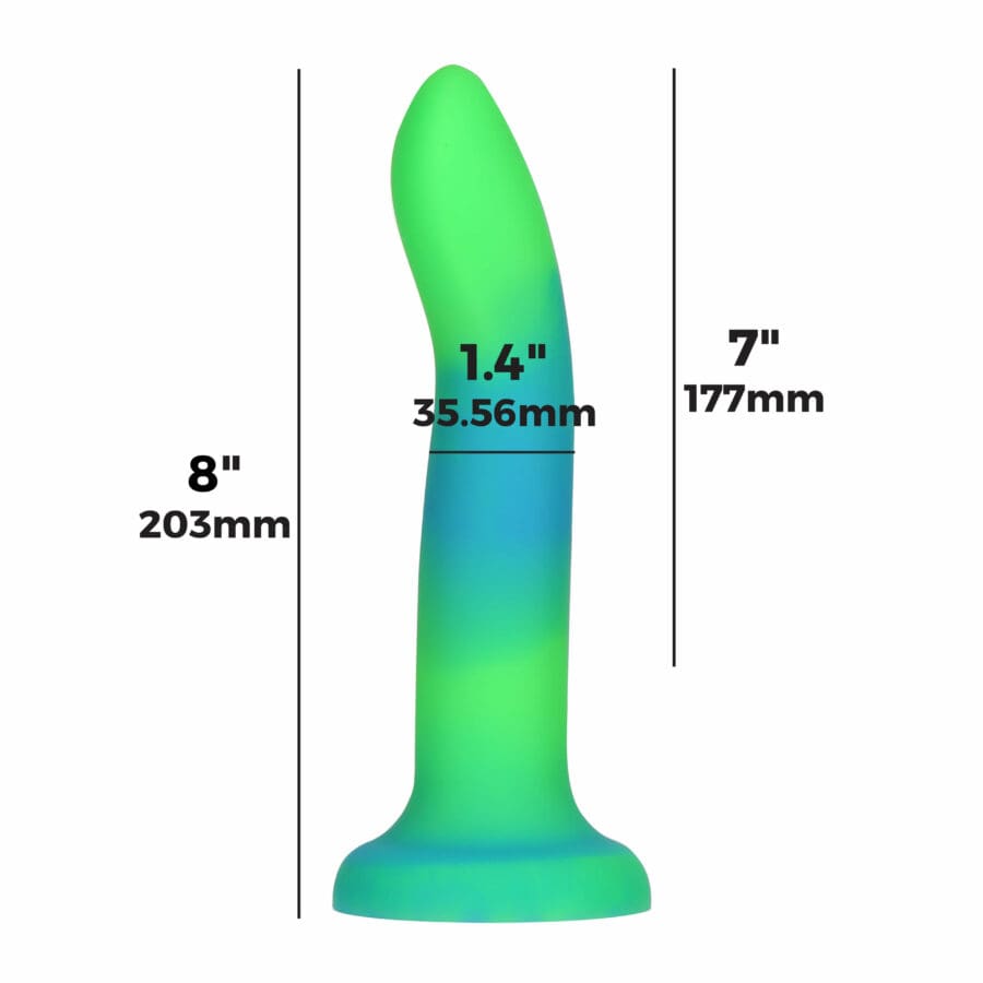 Addiction - Rave Dong | Glow in the Dark | 20 cm | Groen - Afbeelding 4