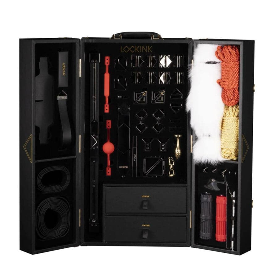 Lockink All In 1 Bondage Play Set Zwart