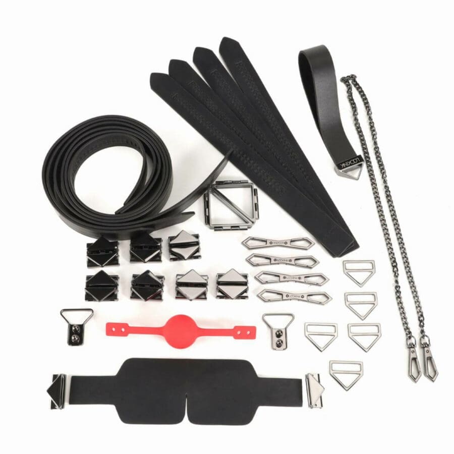 Lockink - Bondage Set | Zwart - Afbeelding 9