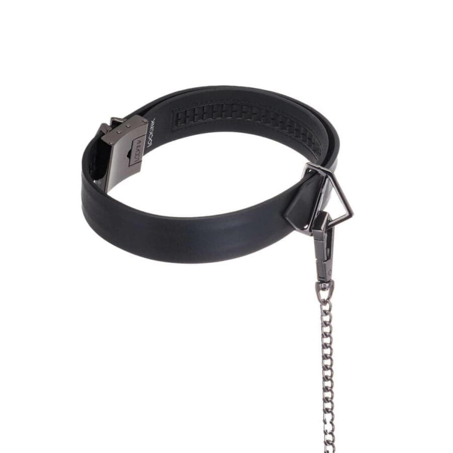 Lockink Collar Met Leash Zwart 4