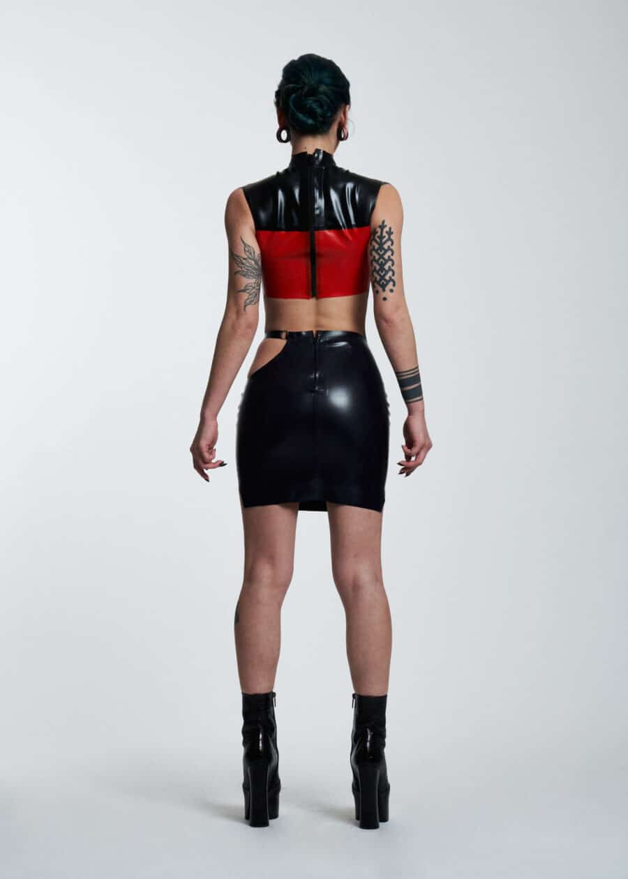 Filth Latex - The Candi Latex Sleeveless Top - Afbeelding 4
