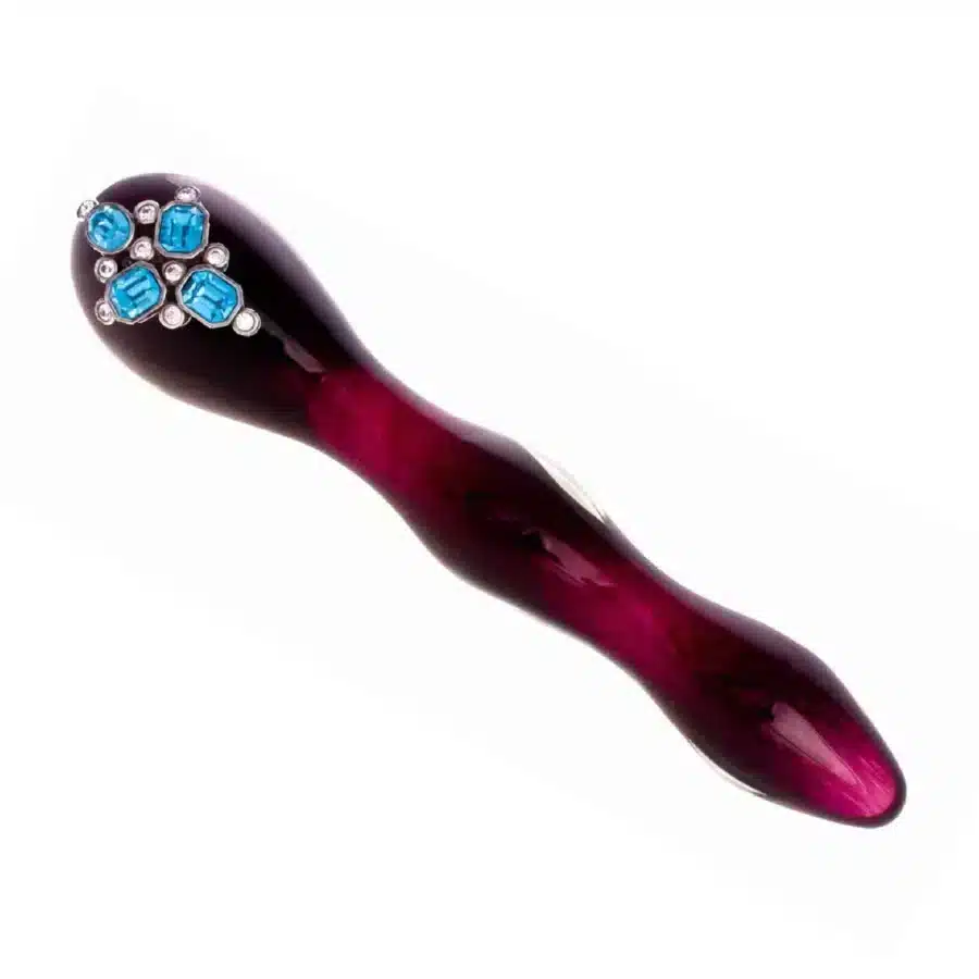 Shiri Zinn - Violet Swarovski Glazen Dildo