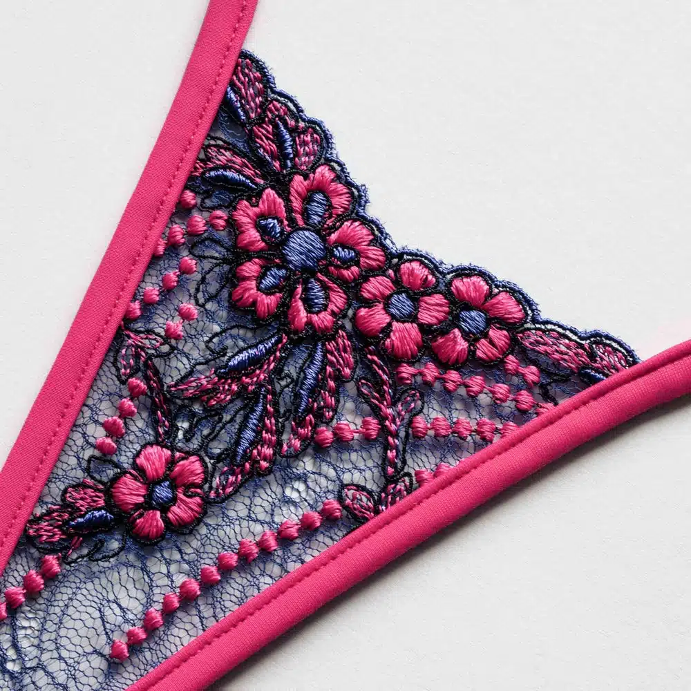 Lucky Cheeks | Pink Fiesta - Micro G-string - Roze/Paars - Afbeelding 3