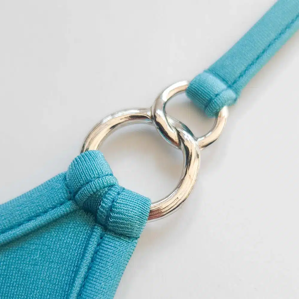 Lucky Cheeks | Bikini Turquoise Beauty - High Cut Micro G-String - Afbeelding 3